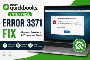 QuickBooks Enterprise Error 3371 Fix (2026 Guide)